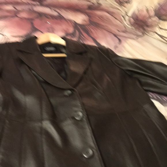 BGU (Big Girls United) Jackets & Blazers - Brown women’s  leather jacket